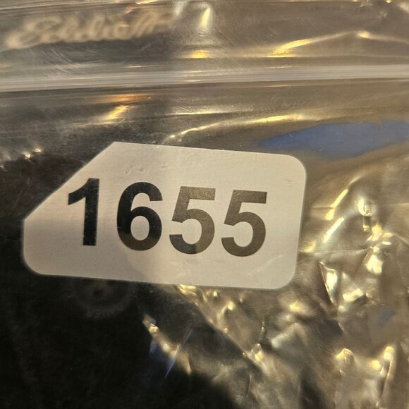 Eddie Bauer Mens L Gray Long Sleeve Polo Shirt 100% Cotton casual Dad office - Picture 11 of 12